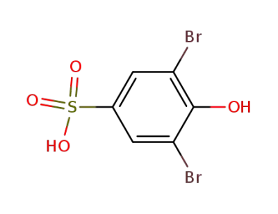 3,5-dibromo-4-hydroxy-benzenesulfonic acid