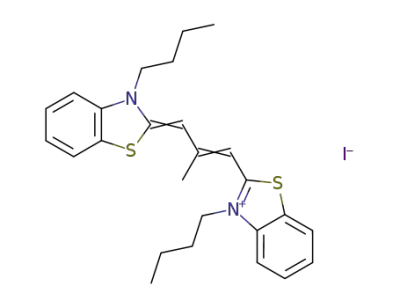 1,3-bis-(3-butyl-benzothiazol-2-yl)-2-methyl trimethinium ; iodide