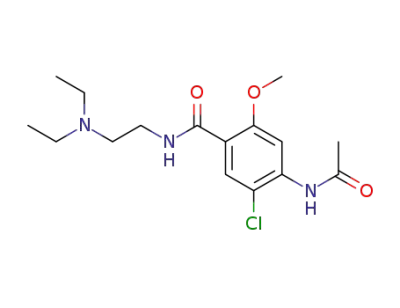 4-acetamido-5-chloro-N-[2-(diethylamino)ethyl]-2-methoxybenzamide